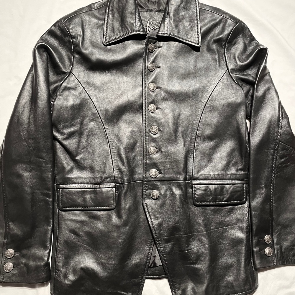 Men’s Infinity leather jacket